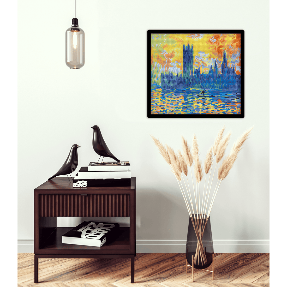 Parlement de Londres en hiver (Monet) 49X54 DIAMOND DOTZ