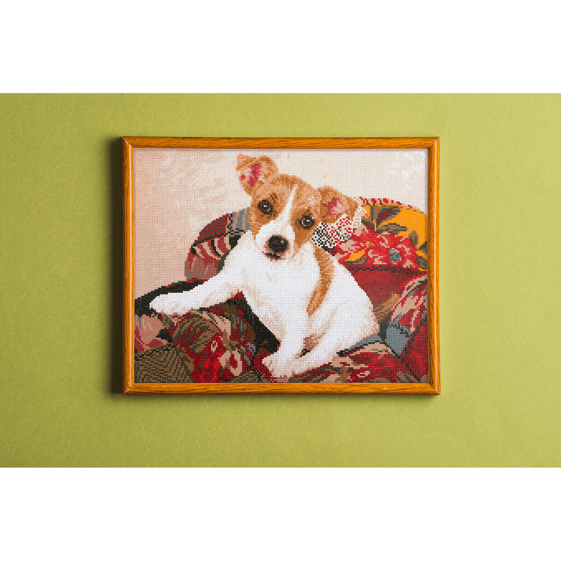 Chiot Patchwork 58,5X48,5 DIAMOND DOTZ
