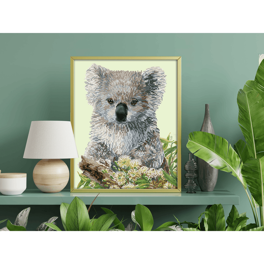 Koala & Fleur dEucalyptus 59X49 DIAMOND DOTZ