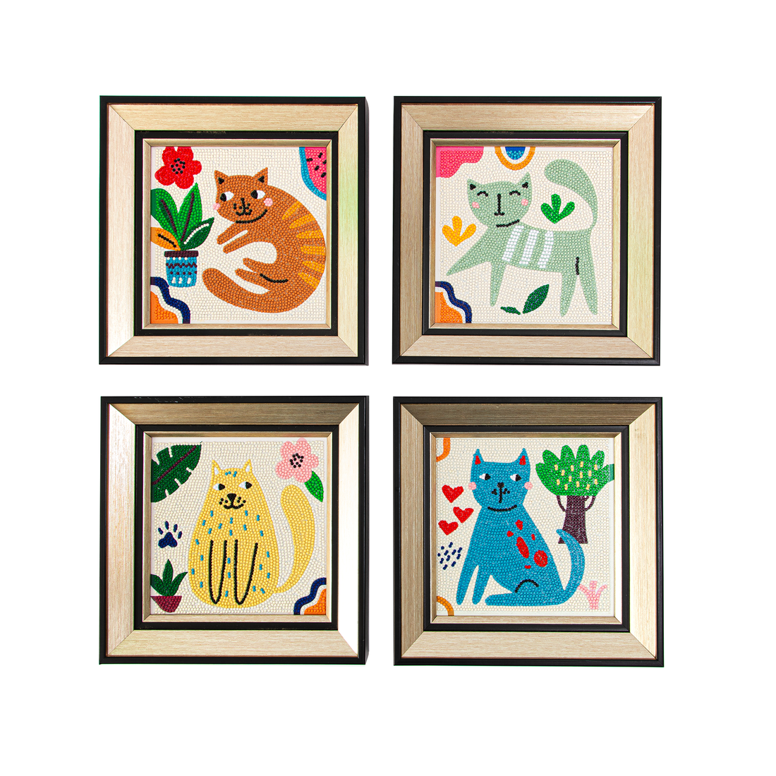 MINI DOTZ - J'ADORE LES CHATS DIAMOND DOTZ