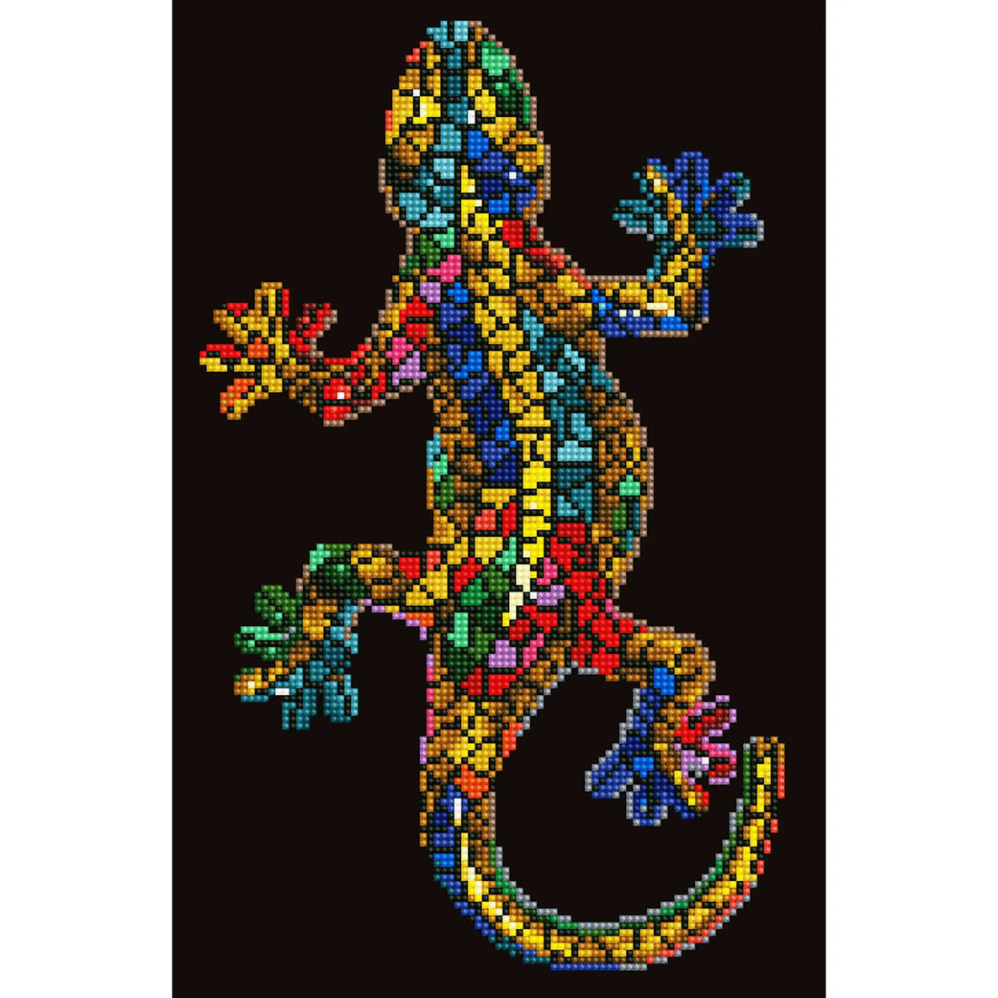 GECKO PAUA (16.1" x 10.6" - 41cm x 27cm) DIAMOND DOTZ