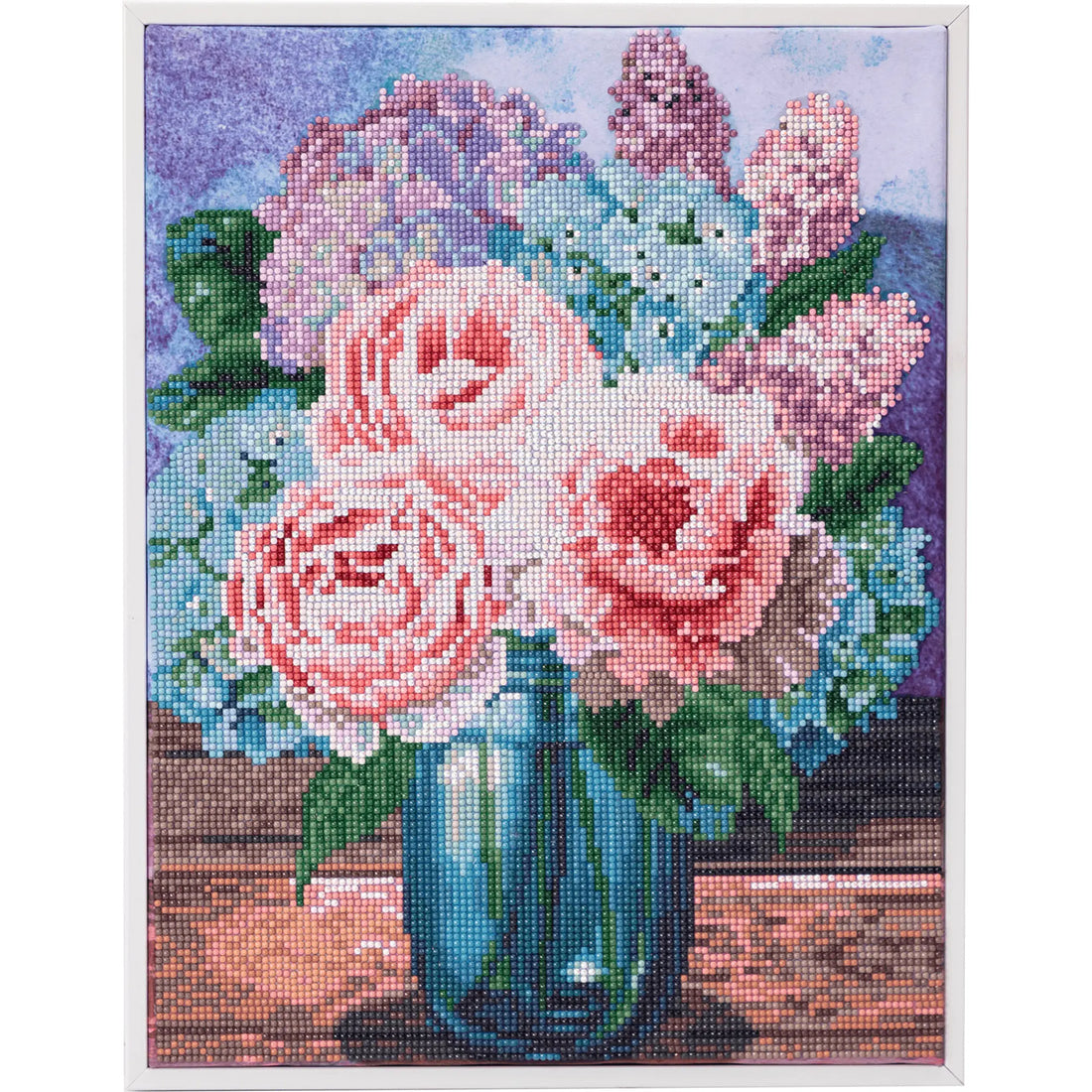 BOUQUET PASTEL (16.4" x 12.45" - 42cm x 32cm) DIAMOND DOTZ