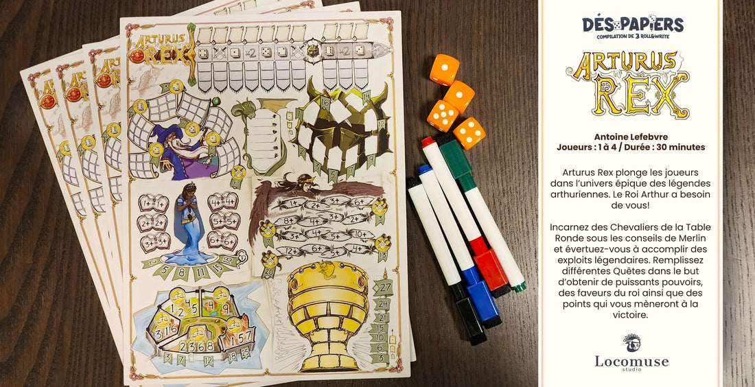 DÉS-PAPIERS (BIL) LOCOMUSE