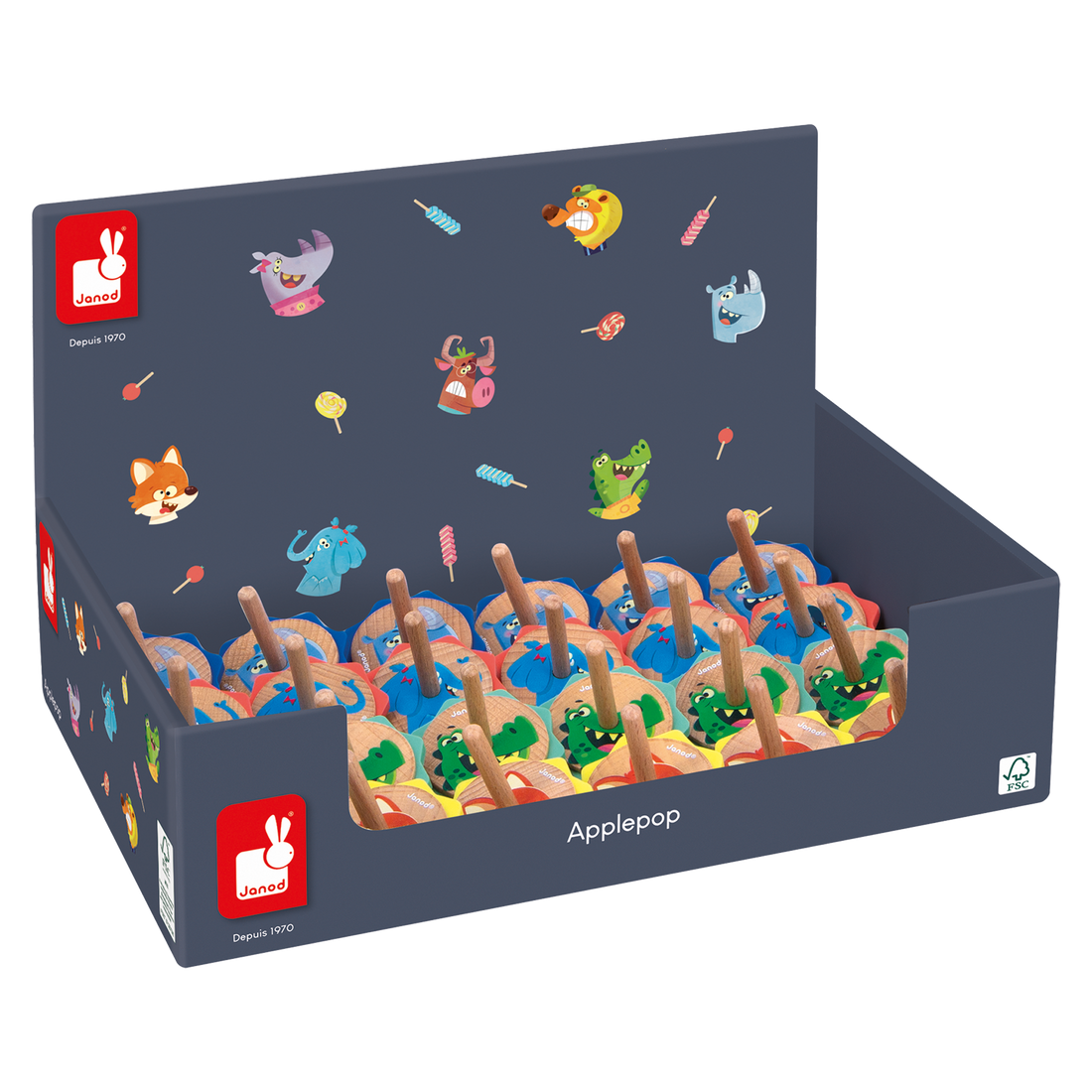 APPLEPOP: PRÉS. - TOUPIES (VENDU 24 UNITÉS) JANOD