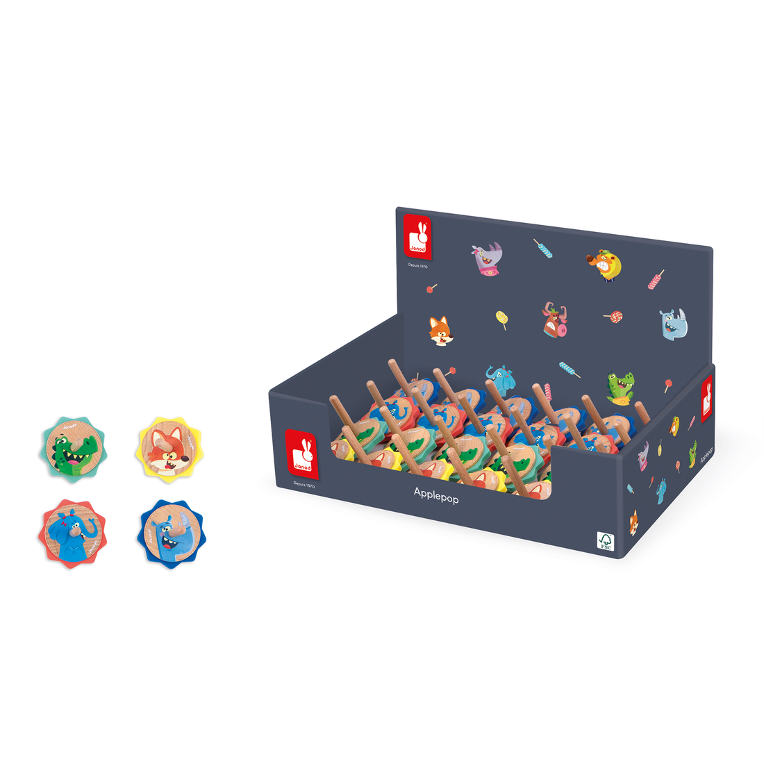 APPLEPOP: PRÉS. - TOUPIES (VENDU 24 UNITÉS) JANOD