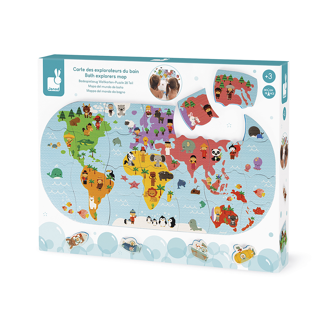 CARTE DES EXPLORATEURS DE BAIN JANOD