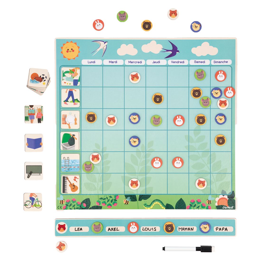 TABLEAU D'ORGANISATION JANOD