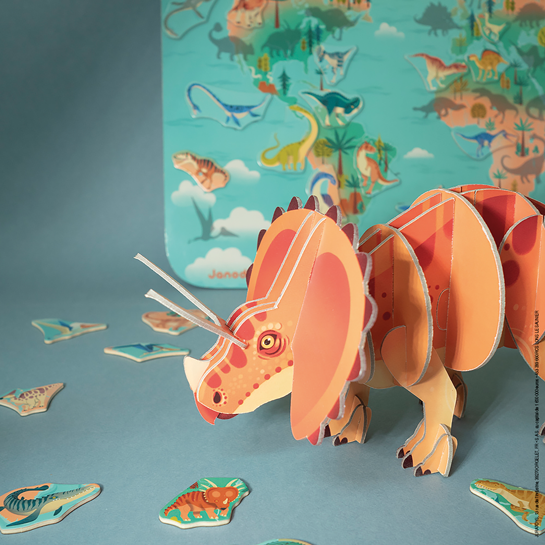 DINO - PLANISPHÈRE MAGNÉTIQUE JANOD