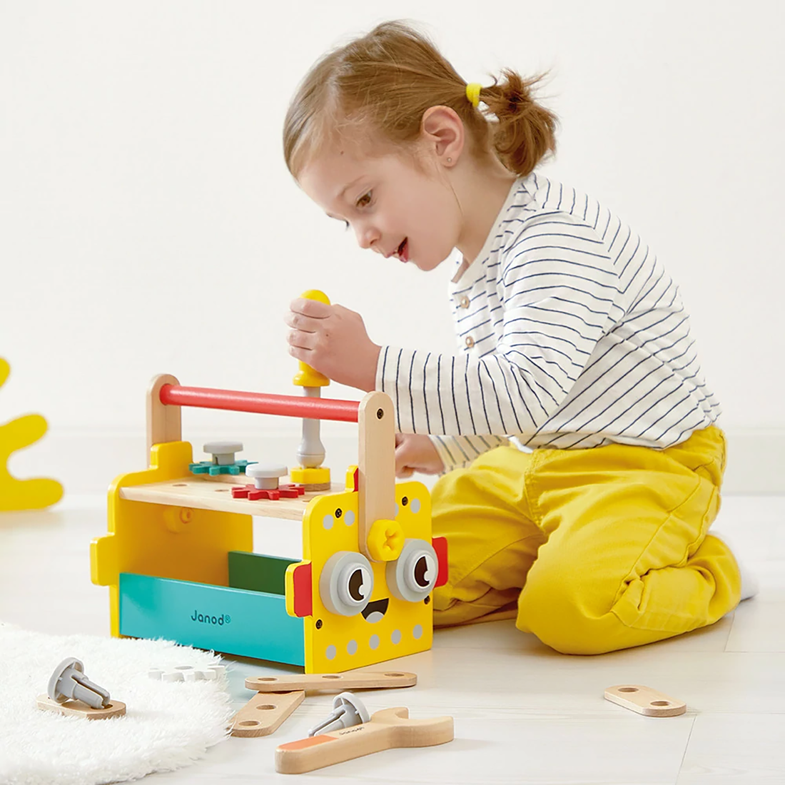 BRICO'KIDS: COFFRE À OUTILS ROBOT JANOD