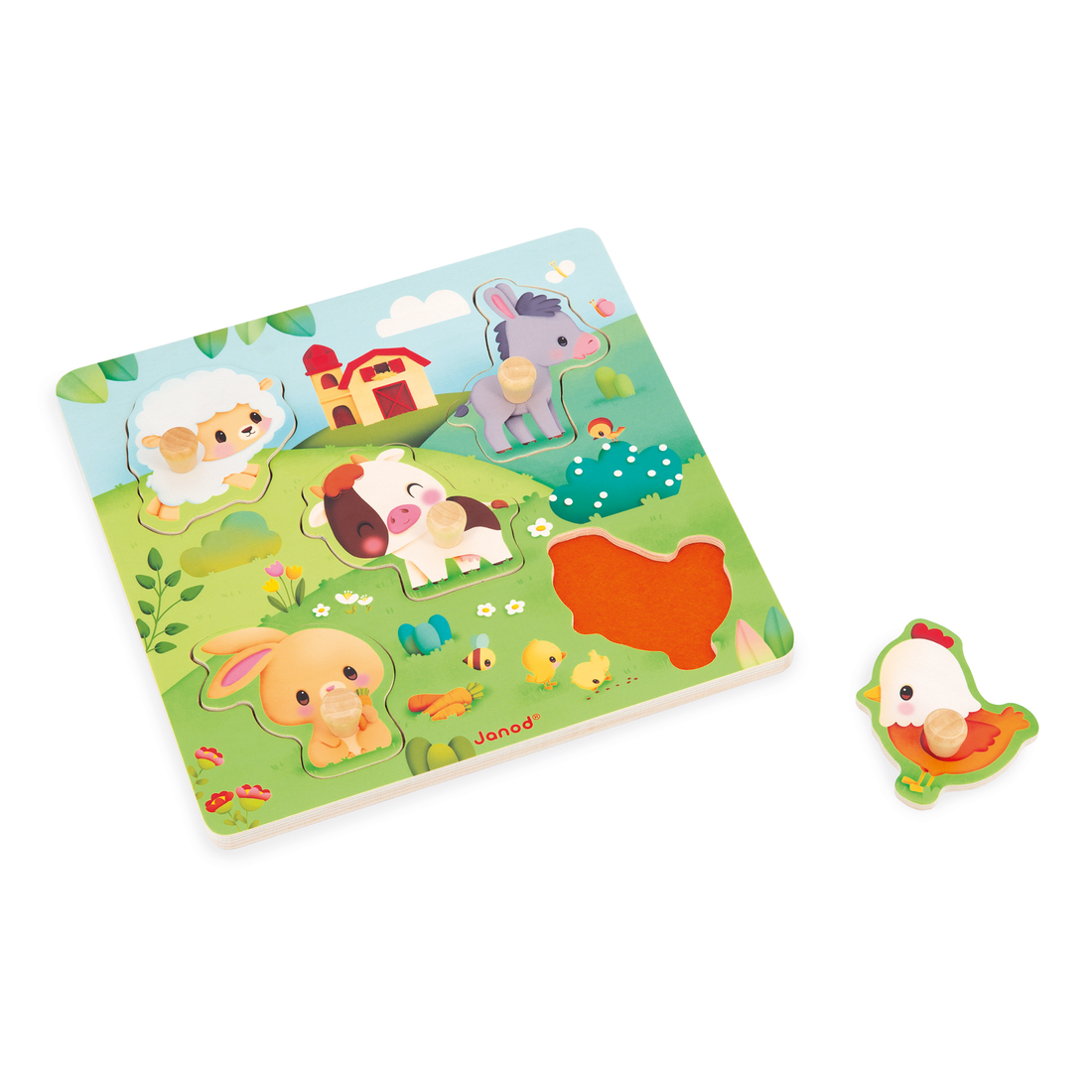 FERME: PUZZLE TACTILE FERME JANOD