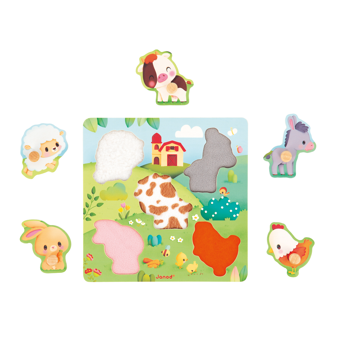 FERME: PUZZLE TACTILE FERME JANOD