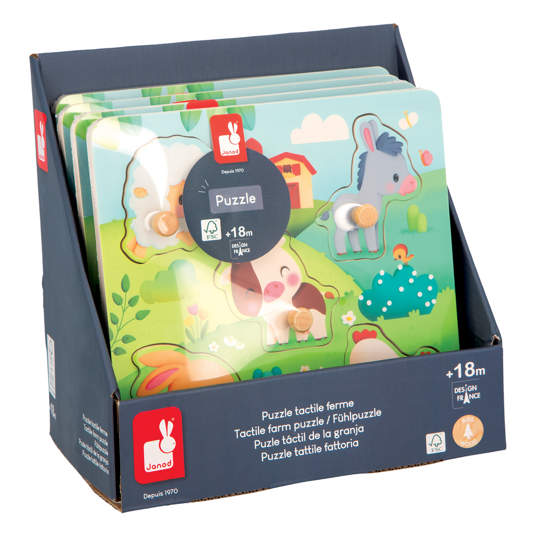 FERME: PUZZLE TACTILE FERME JANOD