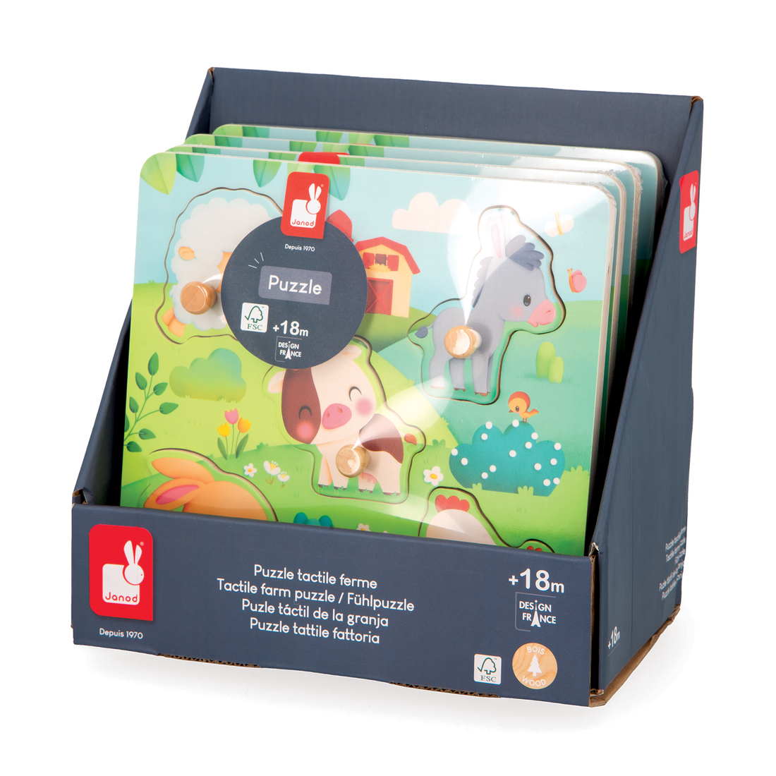 FERME: PUZZLE TACTILE FERME JANOD