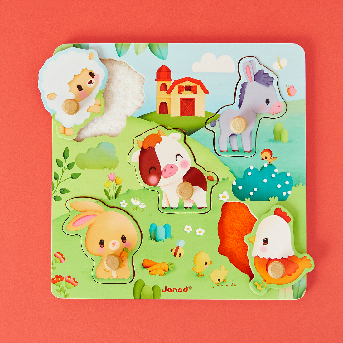 FERME: PUZZLE TACTILE FERME JANOD