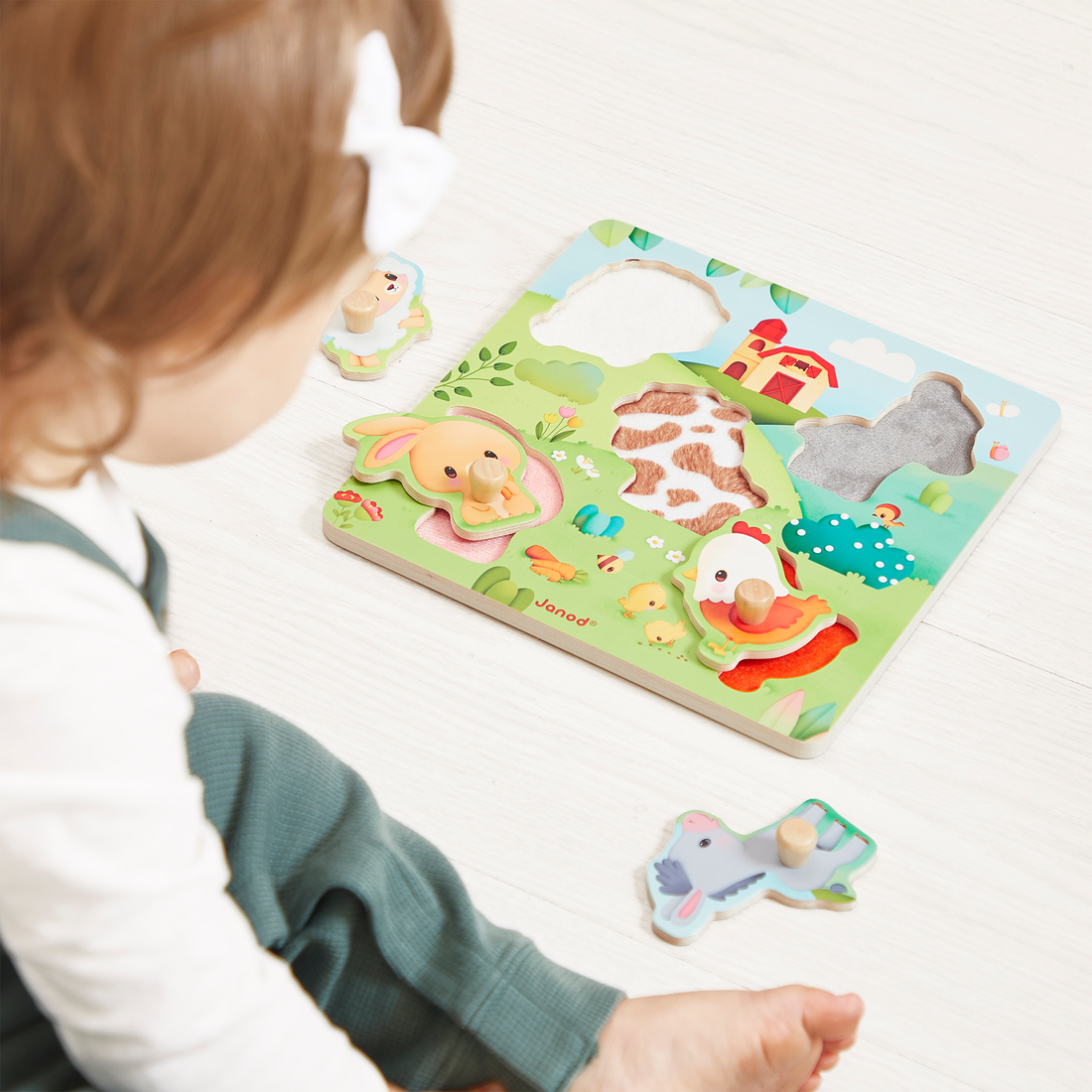FERME: PUZZLE TACTILE FERME JANOD