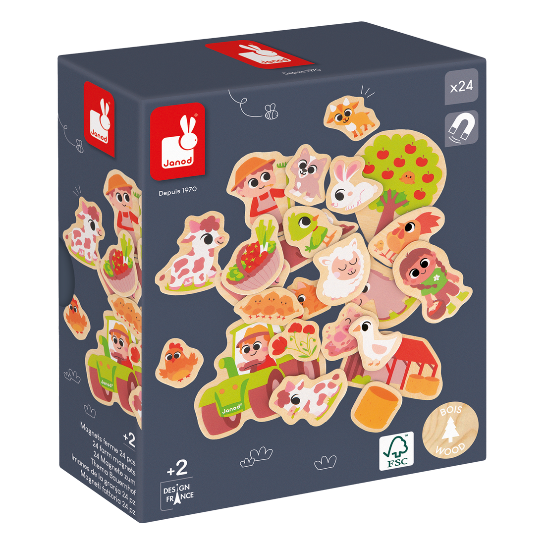 AIMANTS FERME - 24pcs JANOD