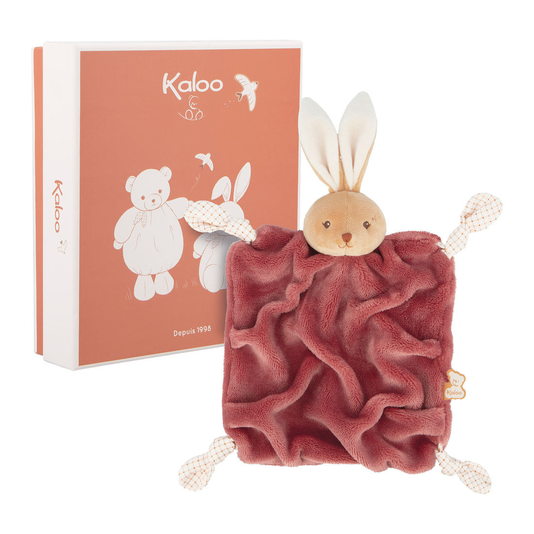 INTEMPOREL: DOUDOU LAPIN - ROSE FONCÉ KALOO