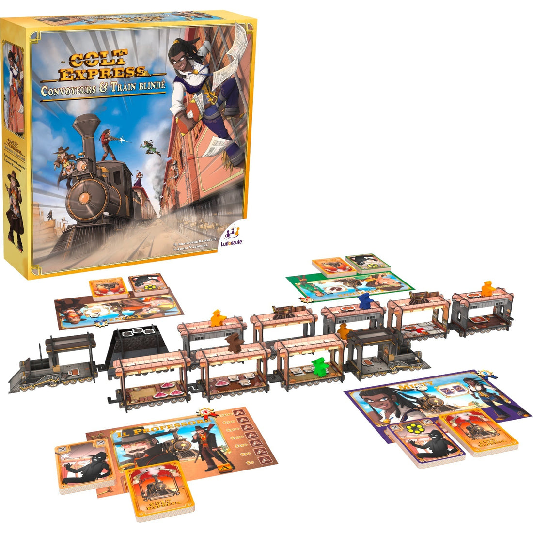 COLT EXPRESS : CONVOYEURS & TRAIN BLINDÉ LUDONAUTE
