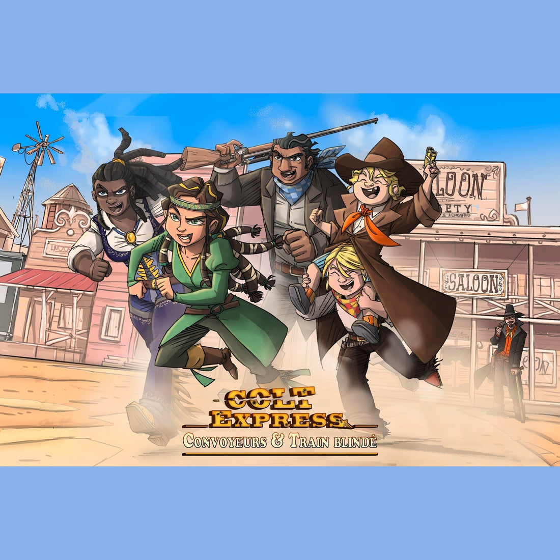 COLT EXPRESS : CONVOYEURS & TRAIN BLINDÉ LUDONAUTE