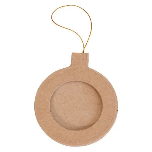 Cadre Boule De Noël Ronde À Suspendre 9,5Cm DECOPATCH