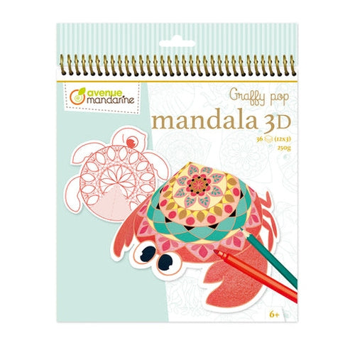 Graffy Pop Mandala 3D - Animaux Marins MY MANDARINE