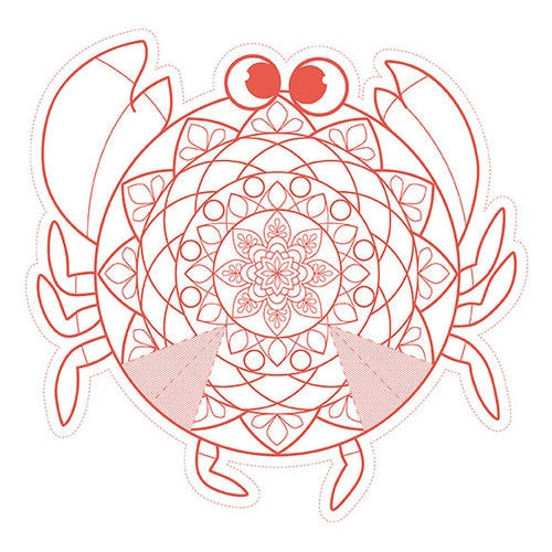 Graffy Pop Mandala 3D - Animaux Marins MY MANDARINE