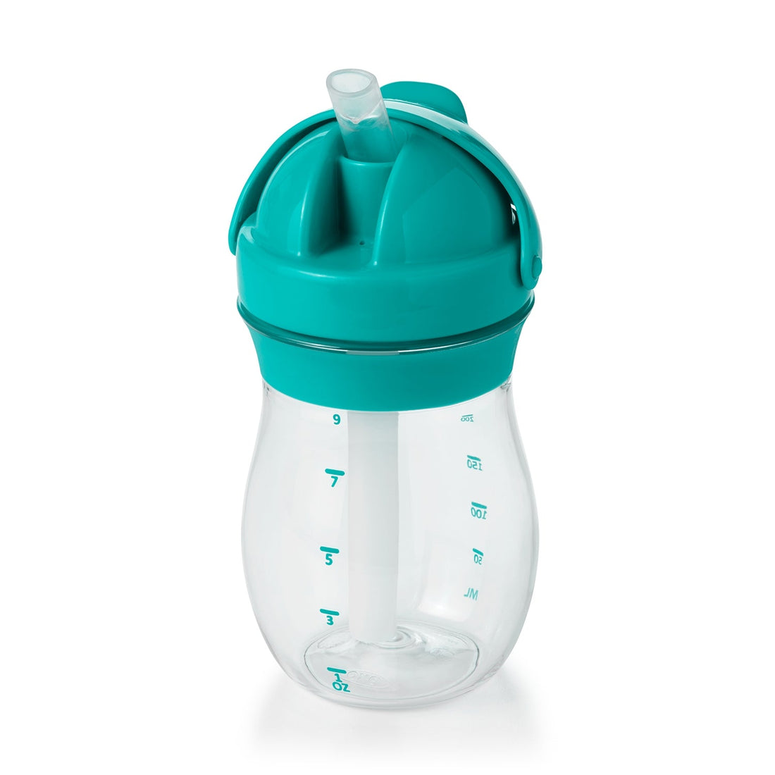 GOBELET DE TRANSITION À PAILLE - TURQUOISE OXO TOT