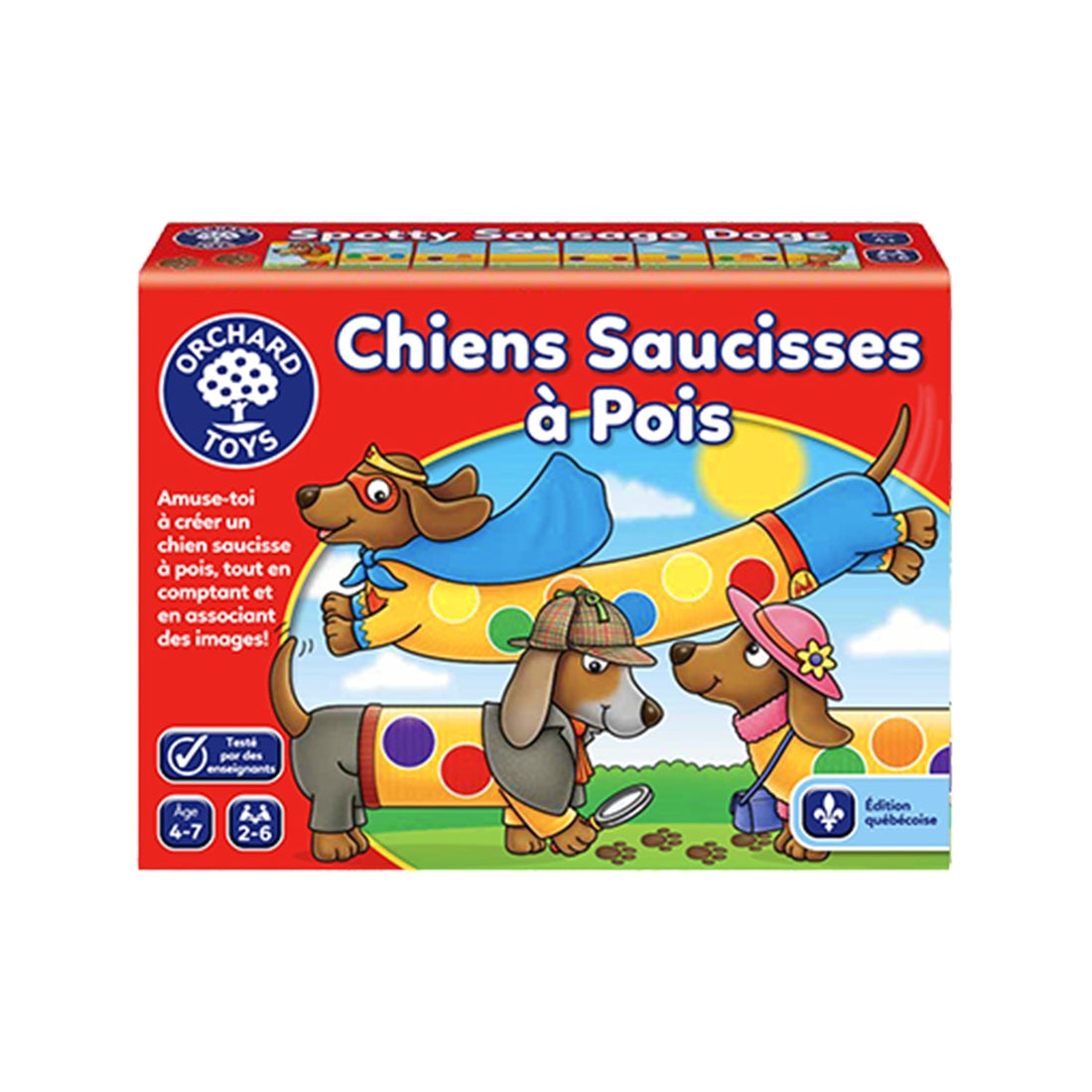 CHIENS SAUCISSES À POIS ORCHARD TOYS