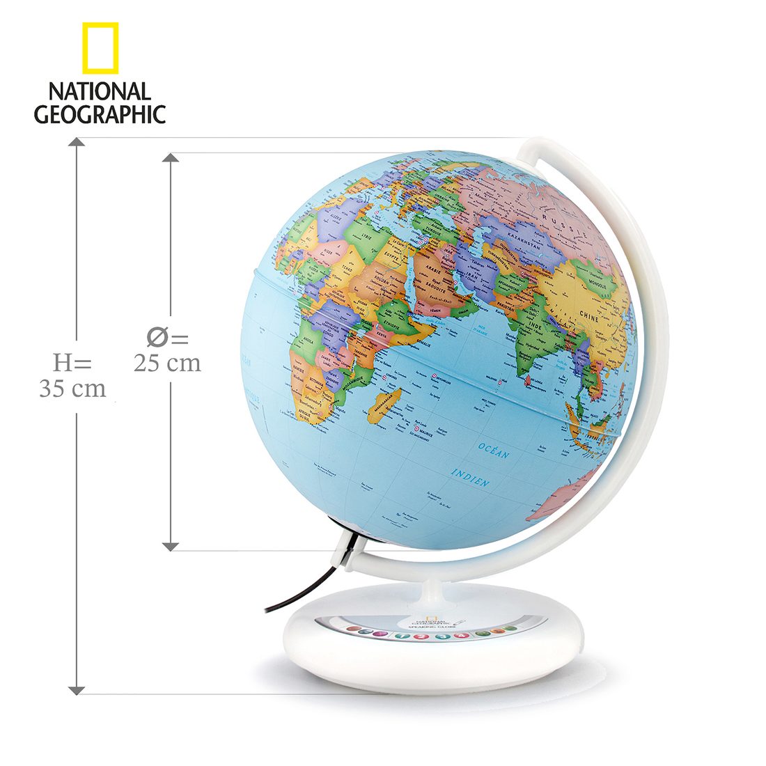 NATGEO - GLOBE PARLANT FR - 25cm