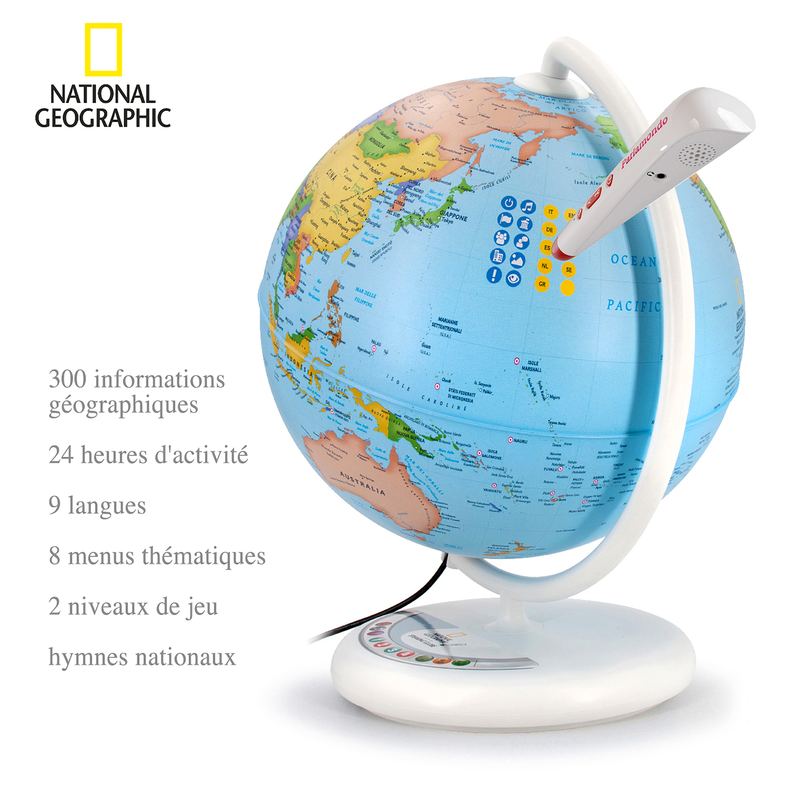 NATGEO - GLOBE PARLANT FR - 25cm