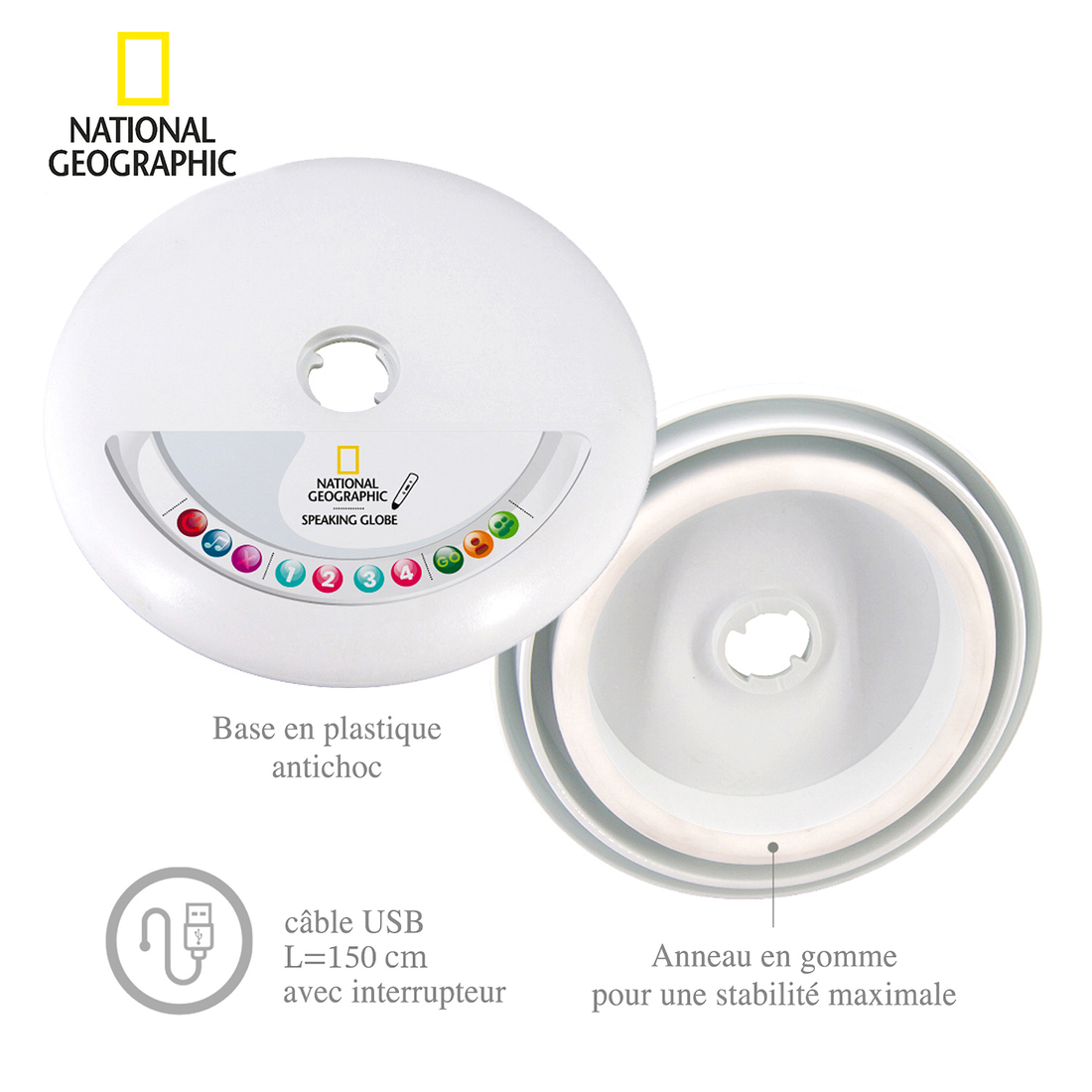 NATGEO - GLOBE PARLANT FR - 25cm