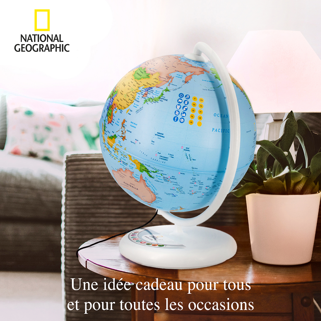NATGEO - GLOBE PARLANT FR - 25cm