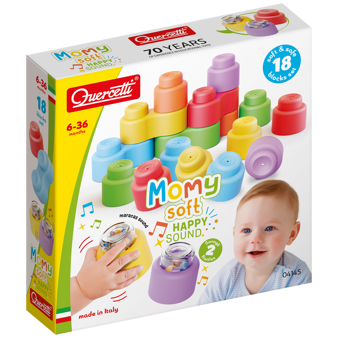 MOMY SOFT - SON JOYEUX - 18pcs QUERCETTI