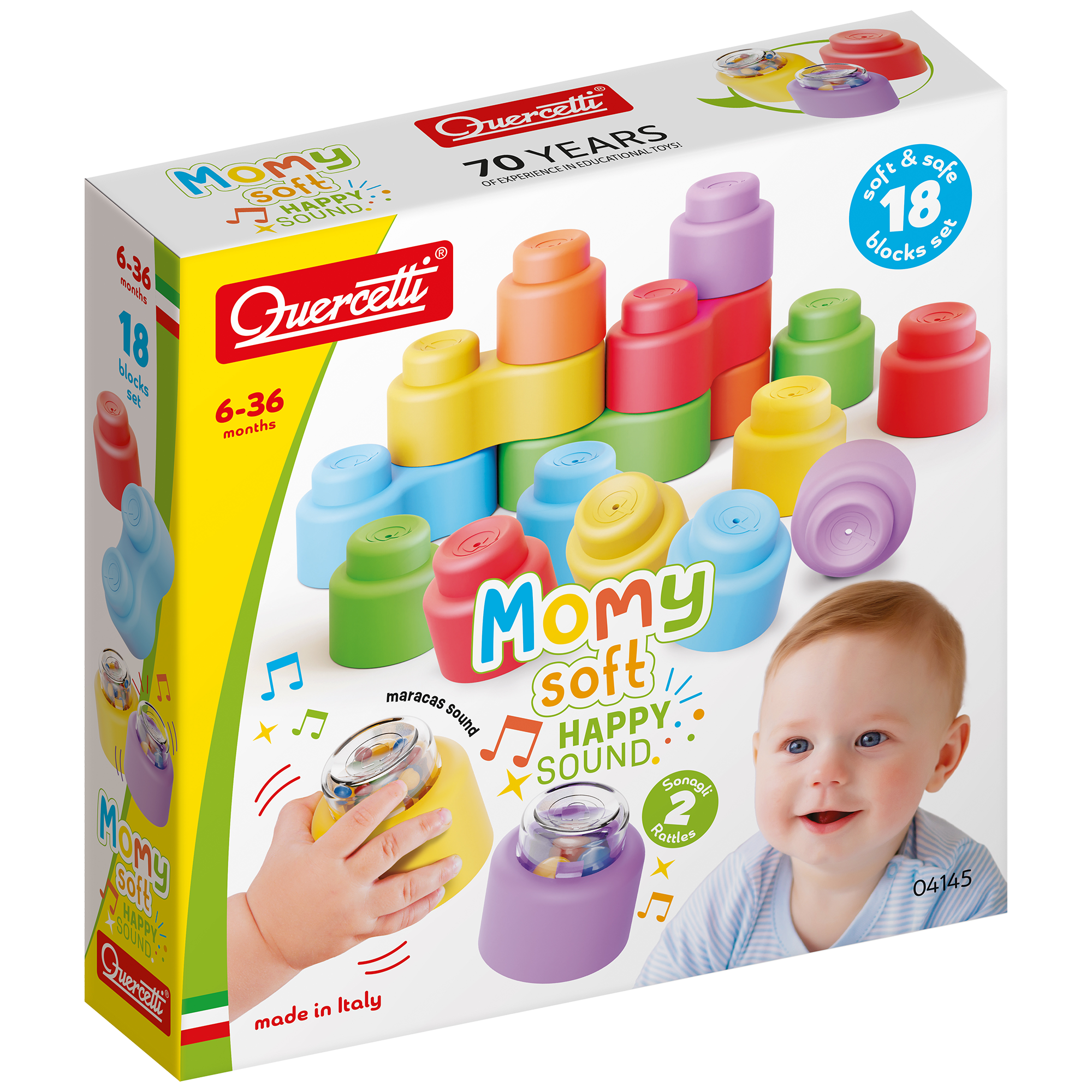 MOMY SOFT - SON JOYEUX - 18pcs QUERCETTI