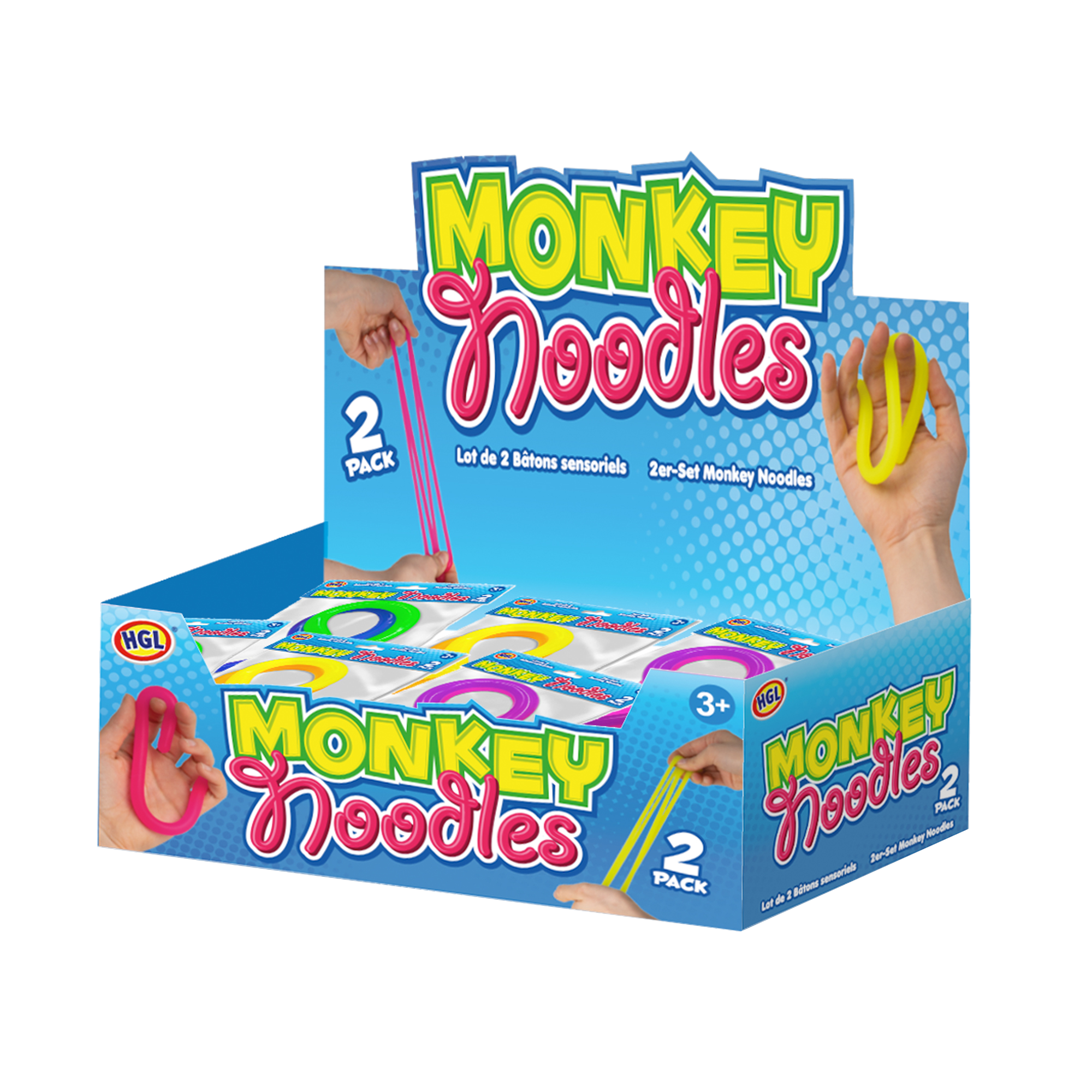 LOT DE 2 NOUILLES DE SINGE ONE FOR FUN