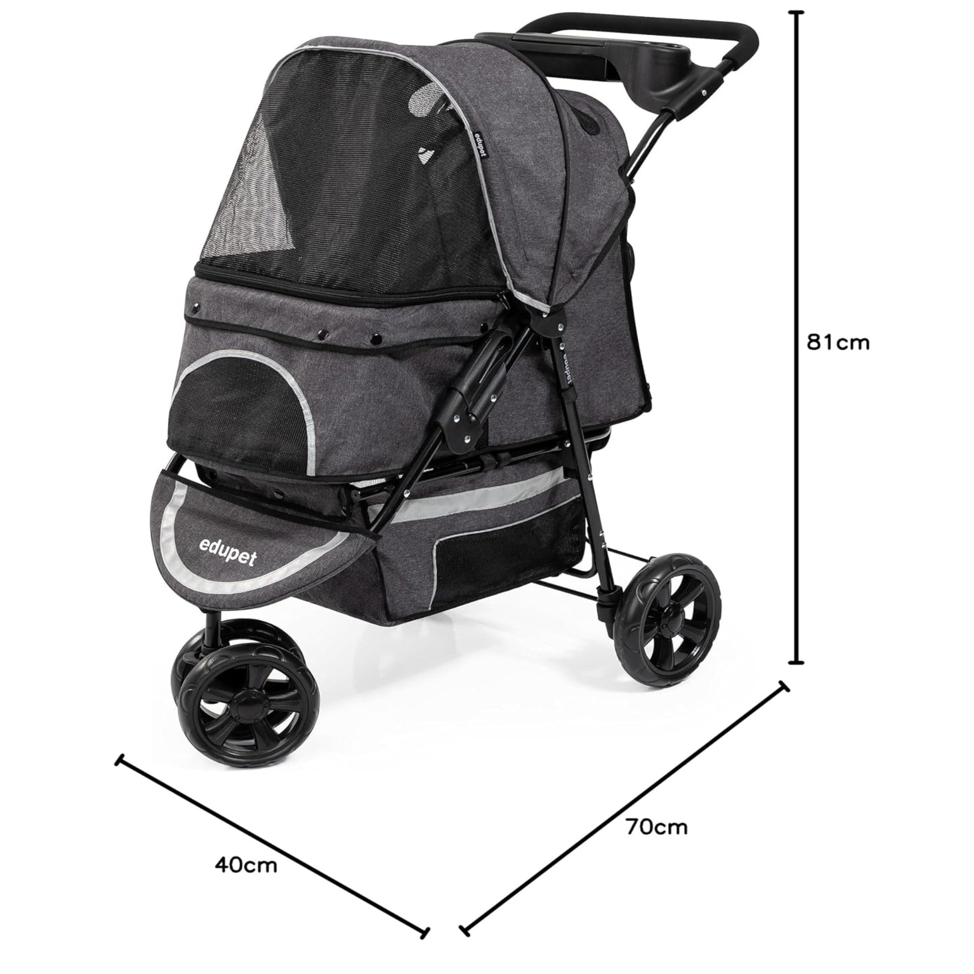 POUSSETTE POUR ANIMAUX DE COMPAGNIE