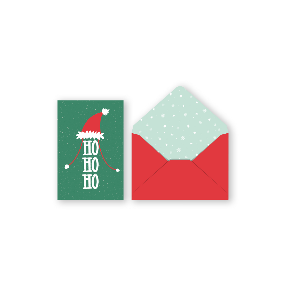 CARTE NOËL MINI IDV./ HO HO HO PBI AUTRES