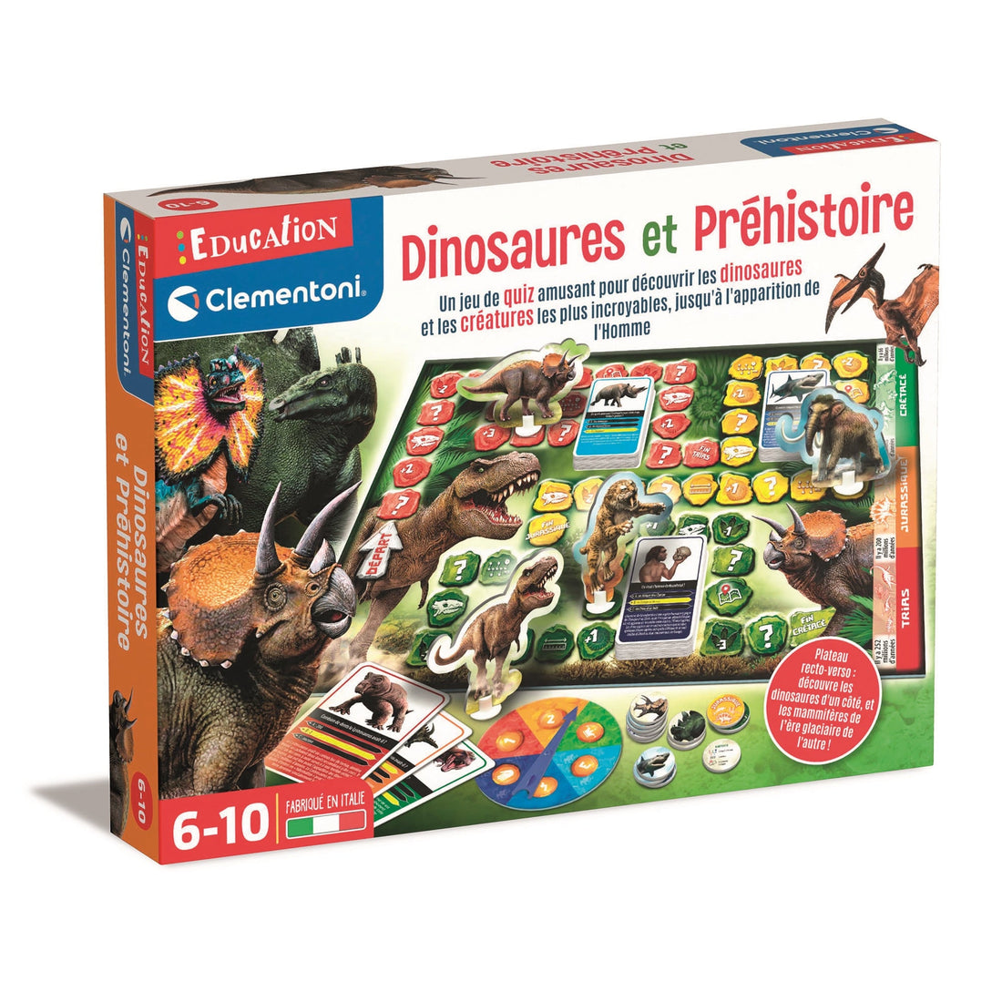 ÉDUCATION - DINOSAURES ET PRÉHISTOIRE CLEMENTONI