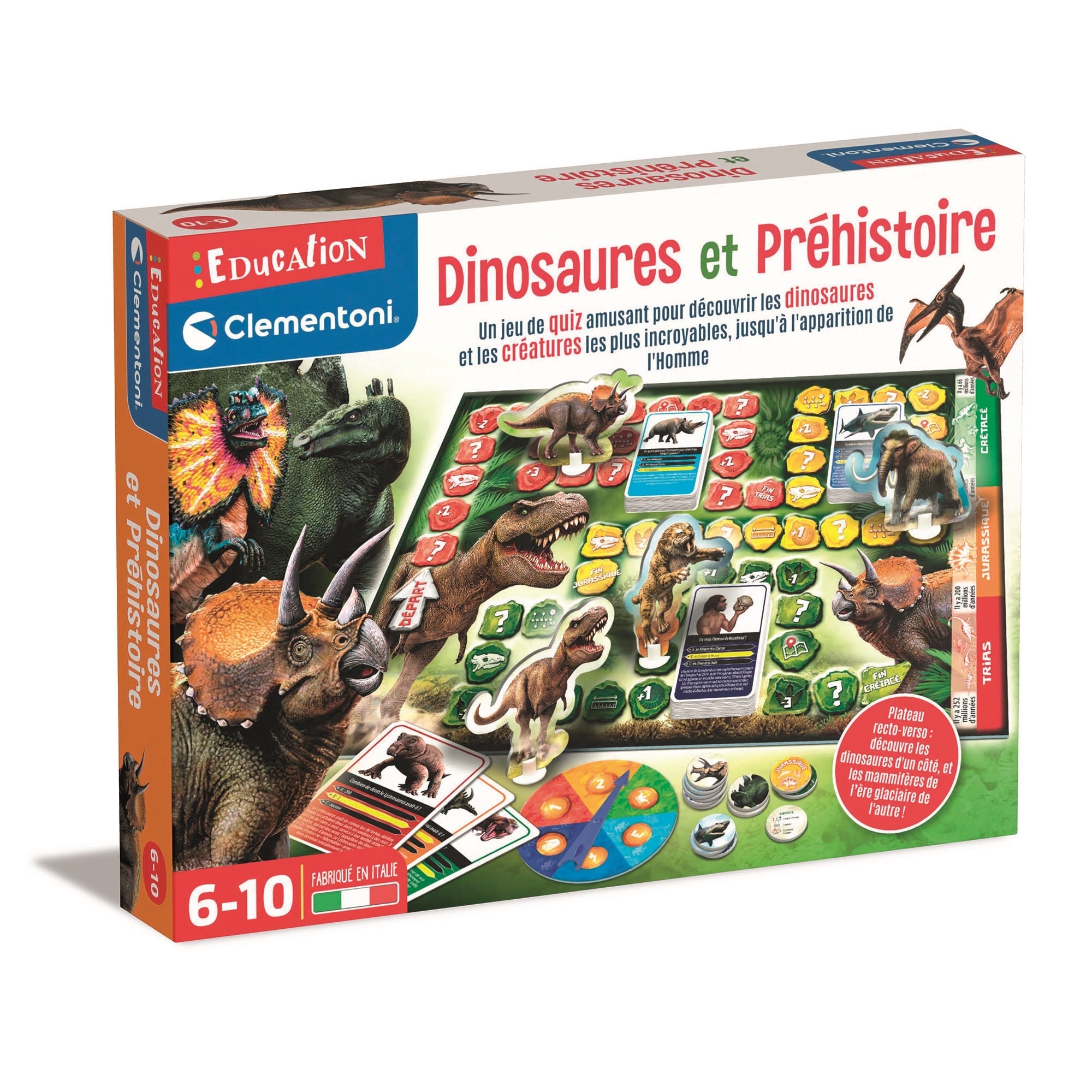 ÉDUCATION - DINOSAURES ET PRÉHISTOIRE CLEMENTONI