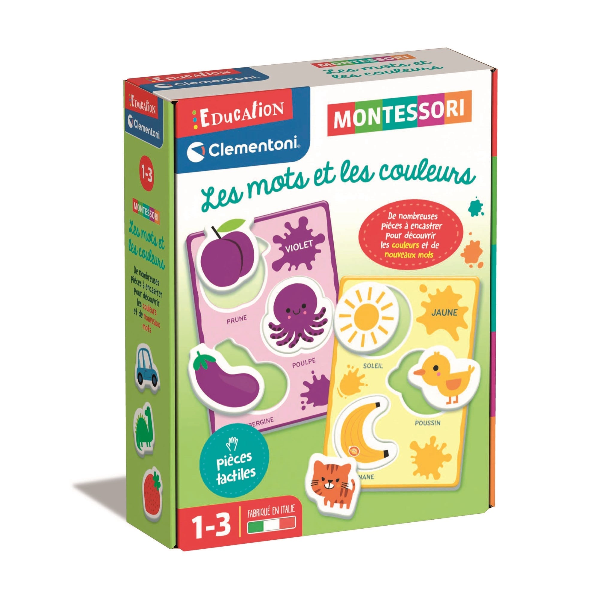 MONTESSORI - LES MOTS ET LES COULEURS CLEMENTONI