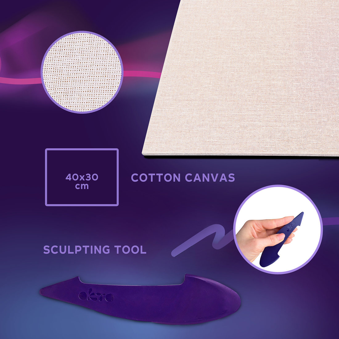 DIY 3D SET DE PEINTURE CRÉATIVE - NÉNUPHARS - Pierre Belvédère