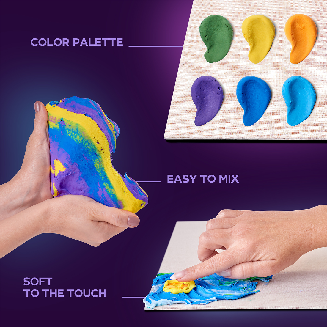 DIY 3D SET DE PEINTURE CRÉATIVE - LA NUIT ÉTOILÉE - Pierre Belvédère
