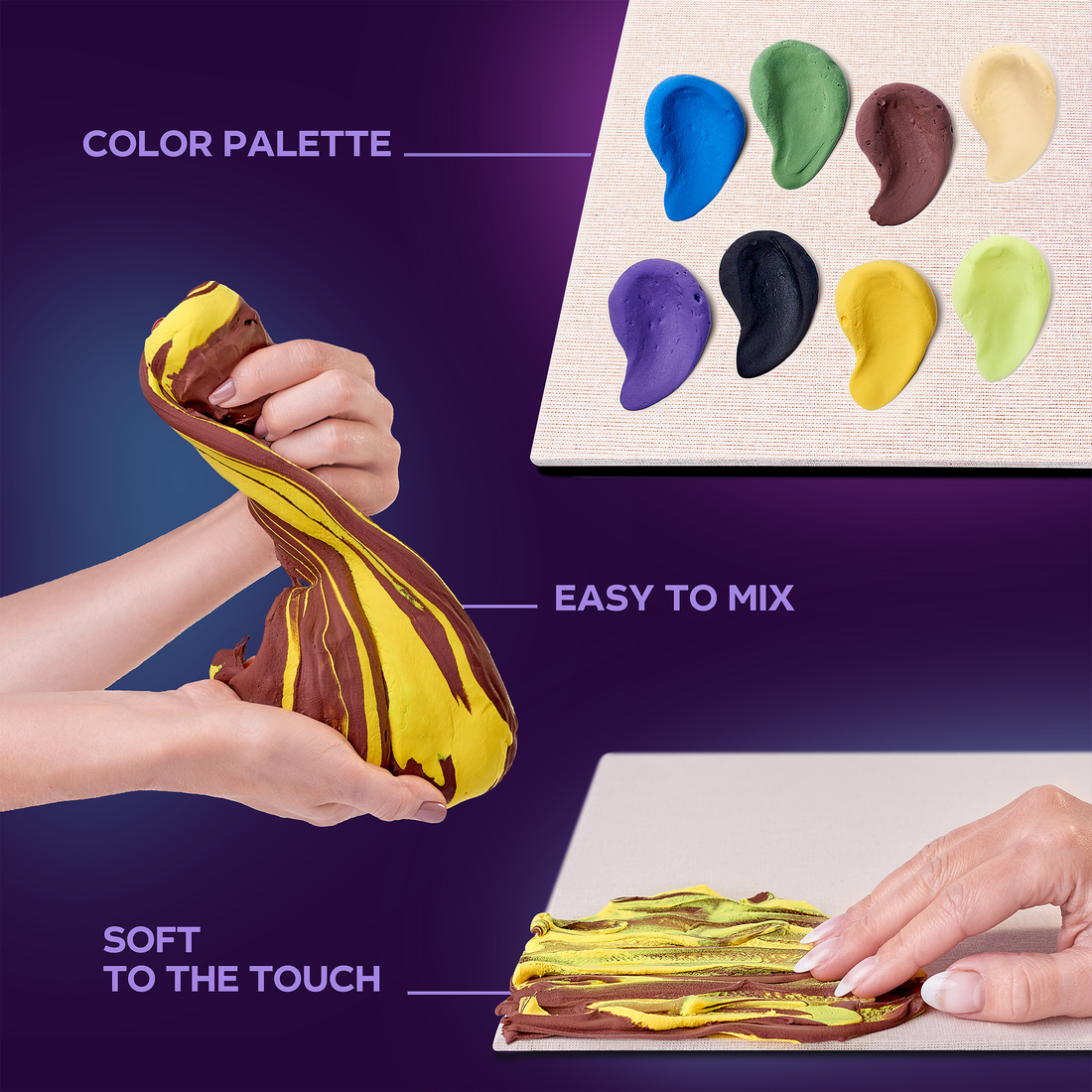 DIY 3D SET DE PEINTURE CRÉATIVE - LE BAISER - Pierre Belvédère