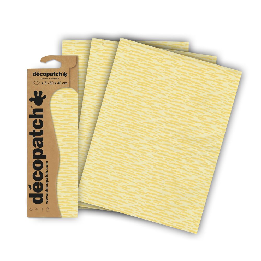Décopatch fond jaune 2 tons DECOPATCH