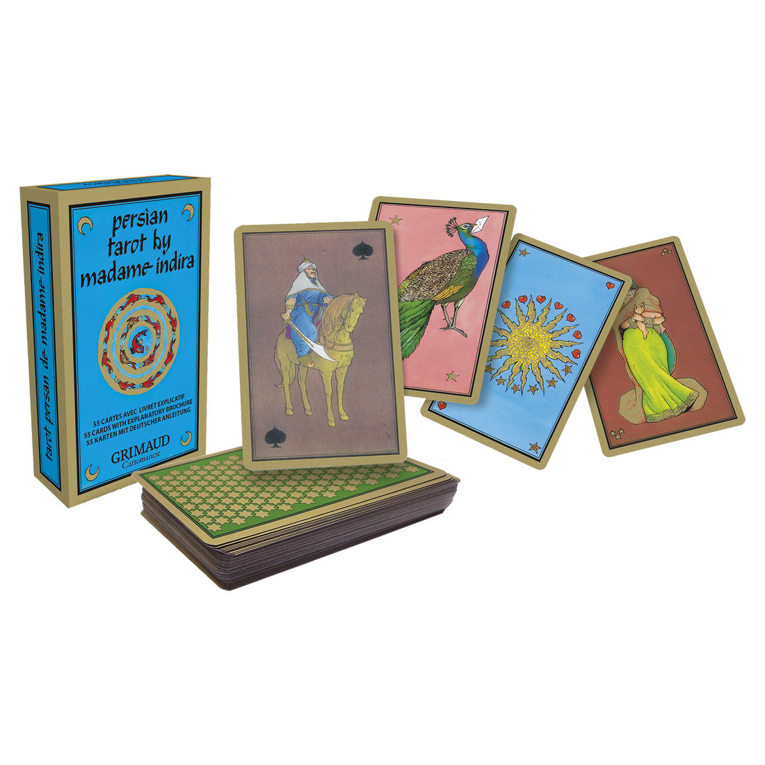 TAROT PERSAN DE MADAME INDIRA - 54 CARTES CARTAMUNDI