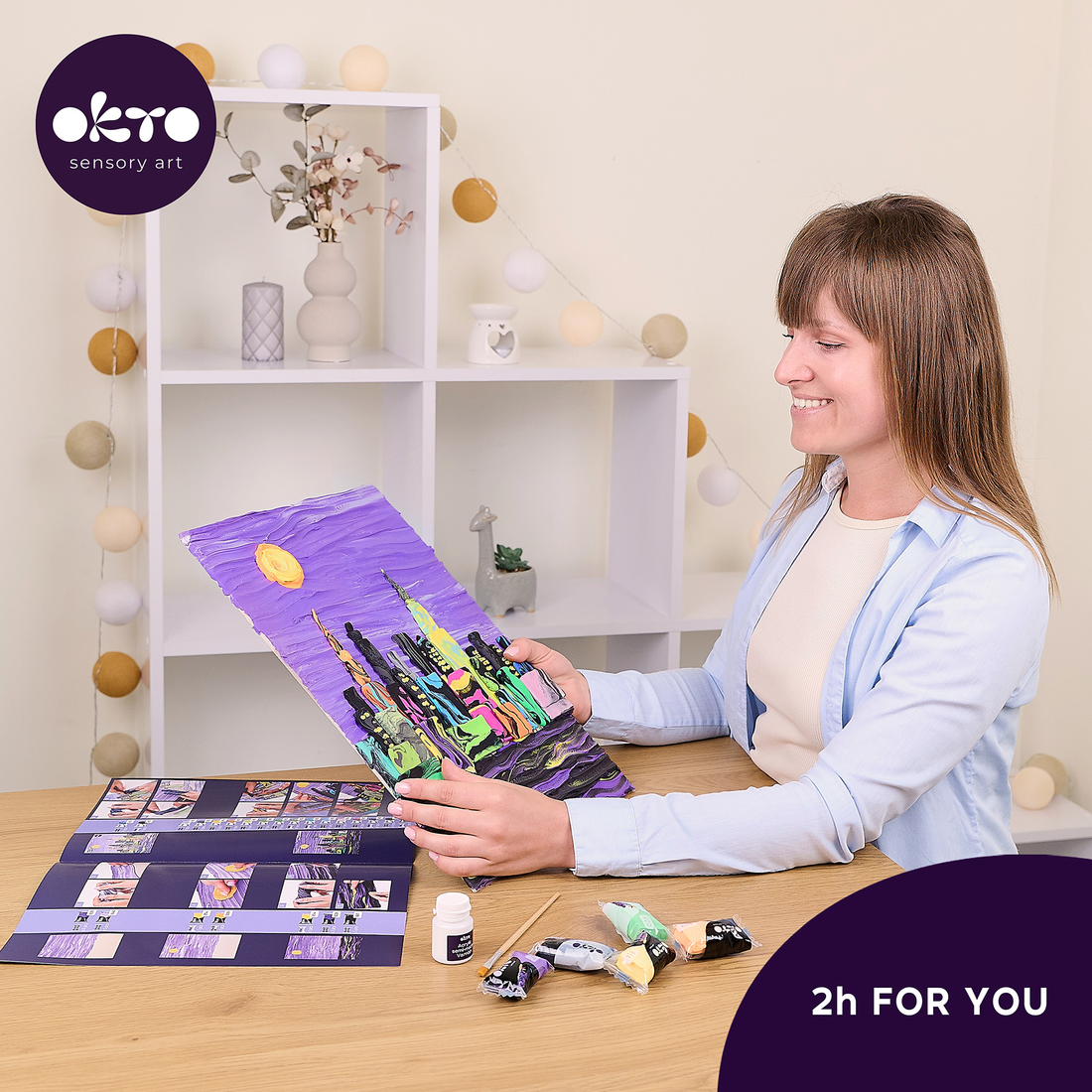 DIY 3D SET DE PEINTURE CRÉATIVE - HORIZON DE NEW YORK - Pierre Belvédère