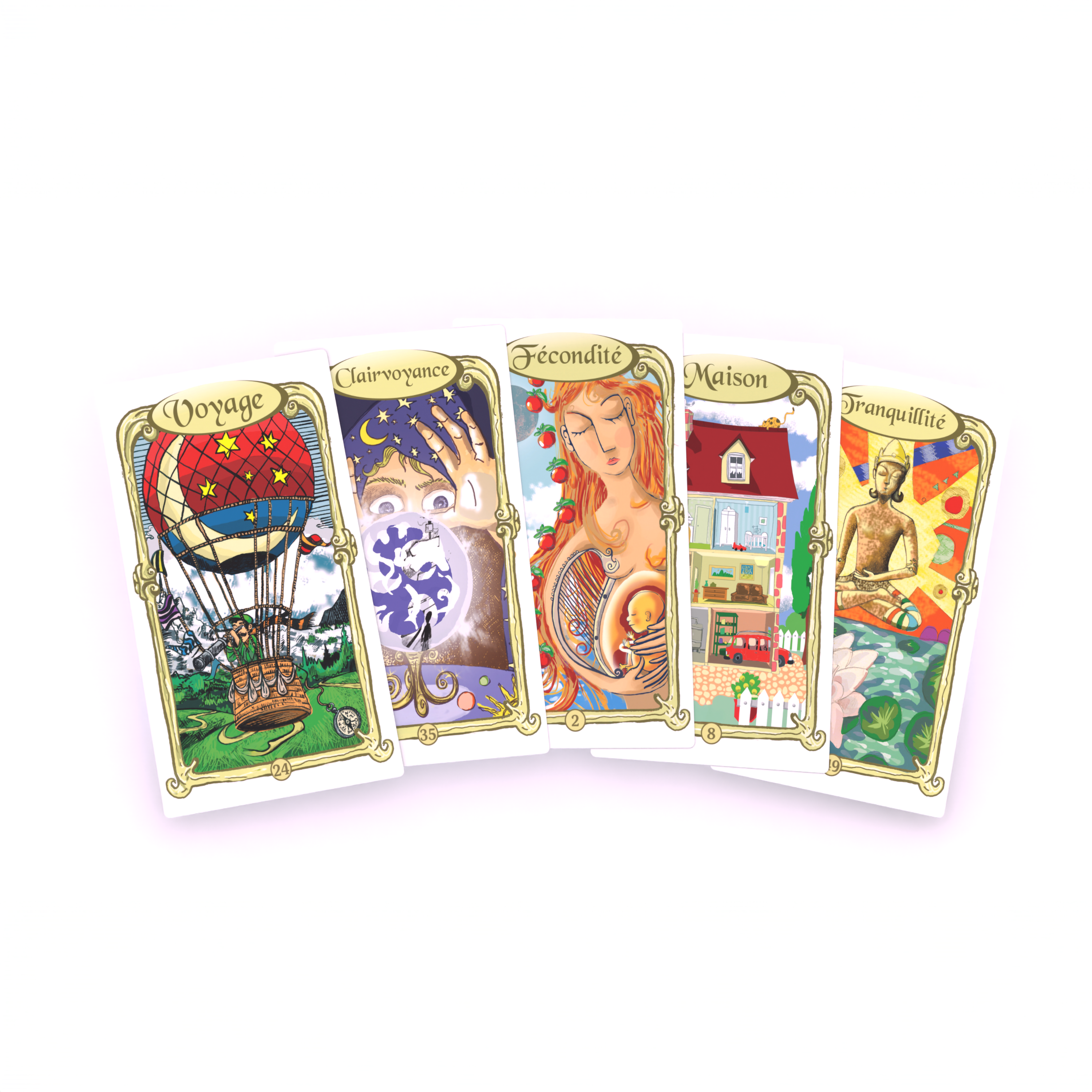 L'ORACLE DES MIROIRS - 52 CARTES