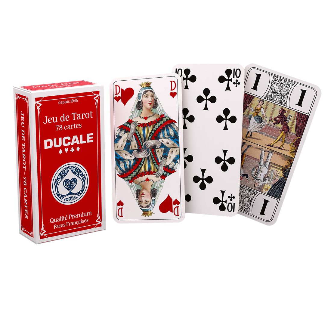 DUCALE ORIGINE: JEU DE TAROT - 78 CARTES - ÉTUI CARTON CARTAMUNDI