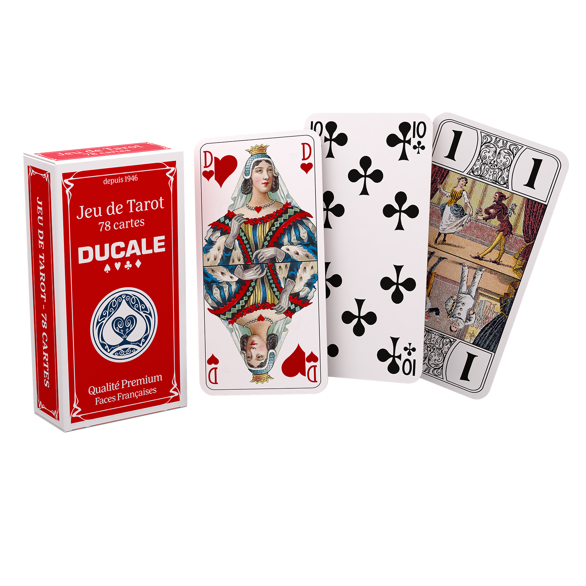 DUCALE ORIGINE: JEU DE TAROT - 78 CARTES - ÉTUI CARTON CARTAMUNDI