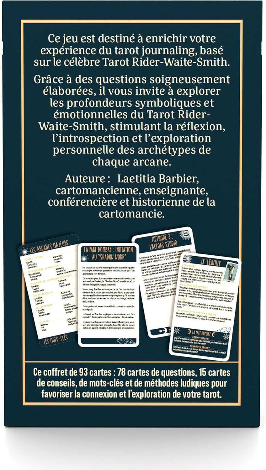LE TAROT JOURNALING - 93 CARTES CARTAMUNDI